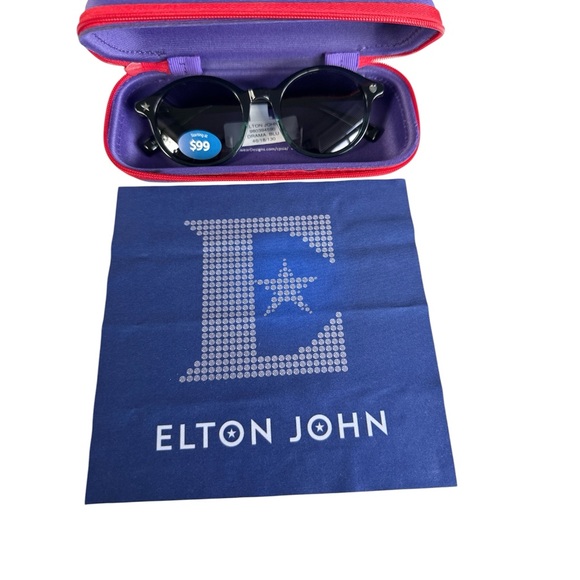 Elton John Eyewear Sunglasses for Men & Women Drama Blue 46-18-130 NEW - Picture 7 of 7